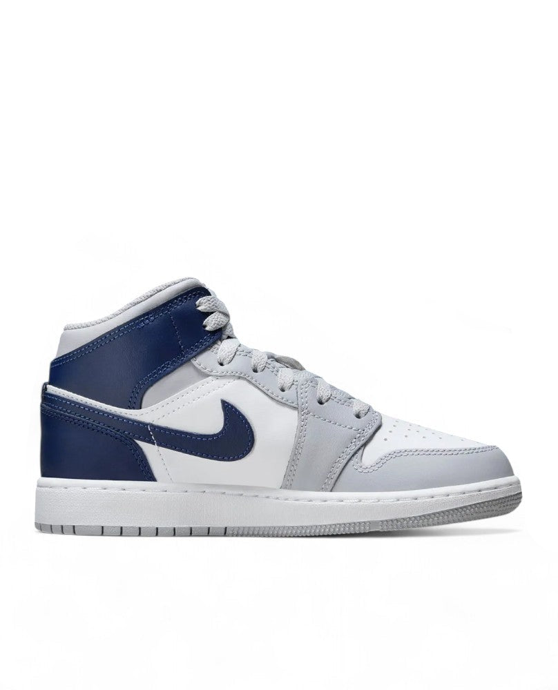 Air Jordan 1 Mid - White Blanc Noir