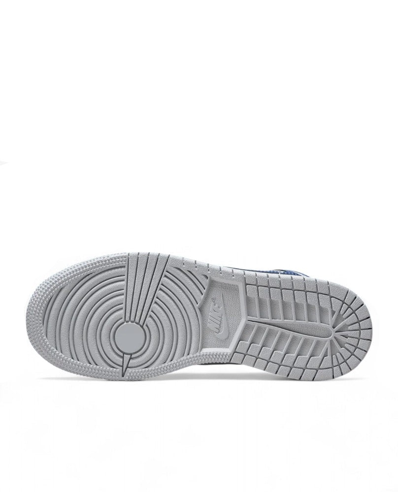 Air Jordan 1 Mid - White Blanc Noir