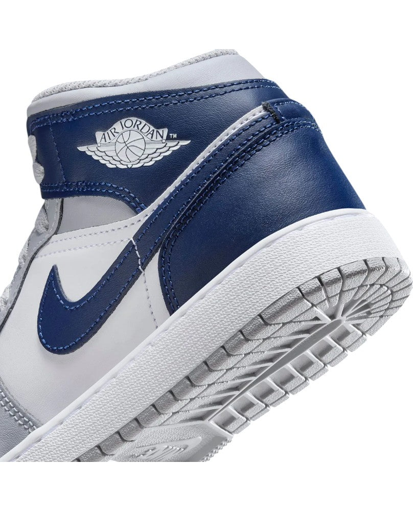Air Jordan 1 Mid - White Blanc Noir