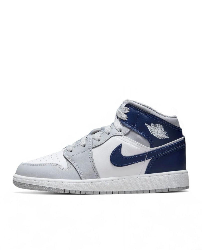 Air Jordan 1 Mid - White Blanc Noir