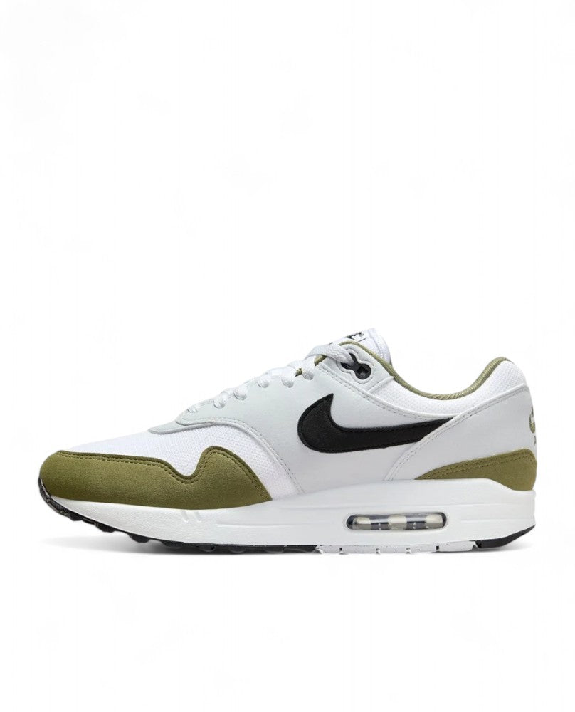 Nike Air Max 1 - White Black Medium Olive