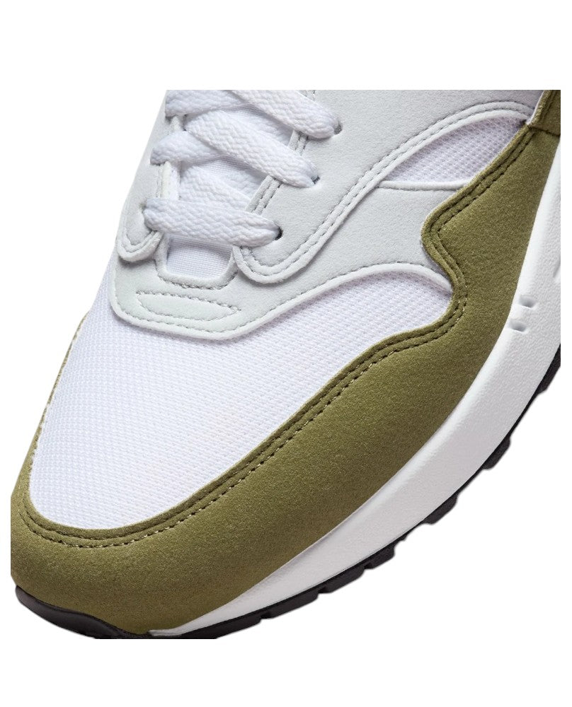 Nike Air Max 1 - White Black Medium Olive