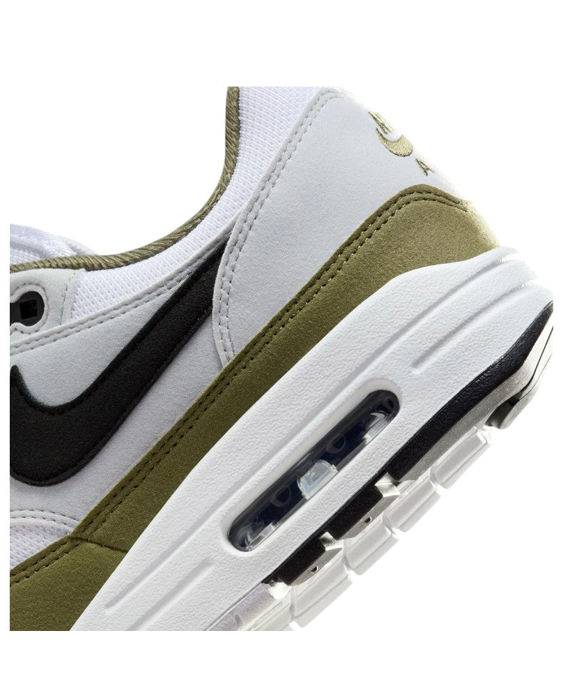Nike Air Max 1 - White Black Medium Olive