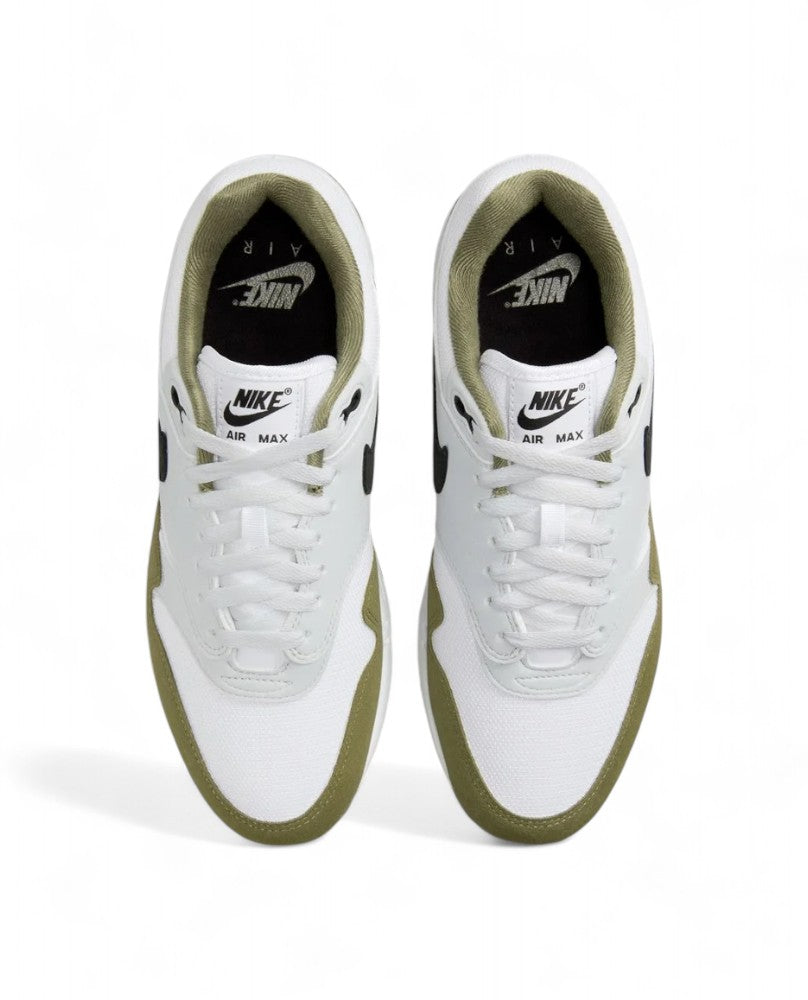 Nike Air Max 1 - White Black Medium Olive