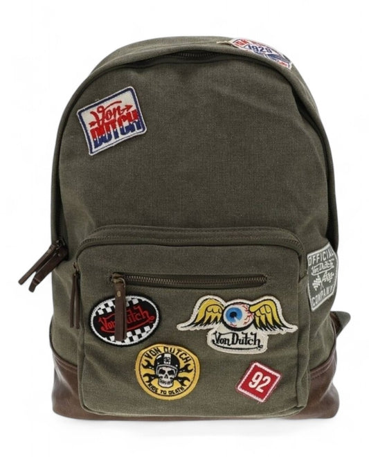 Mochila Von Dutch - Cartoon Taupe Verde Kaki