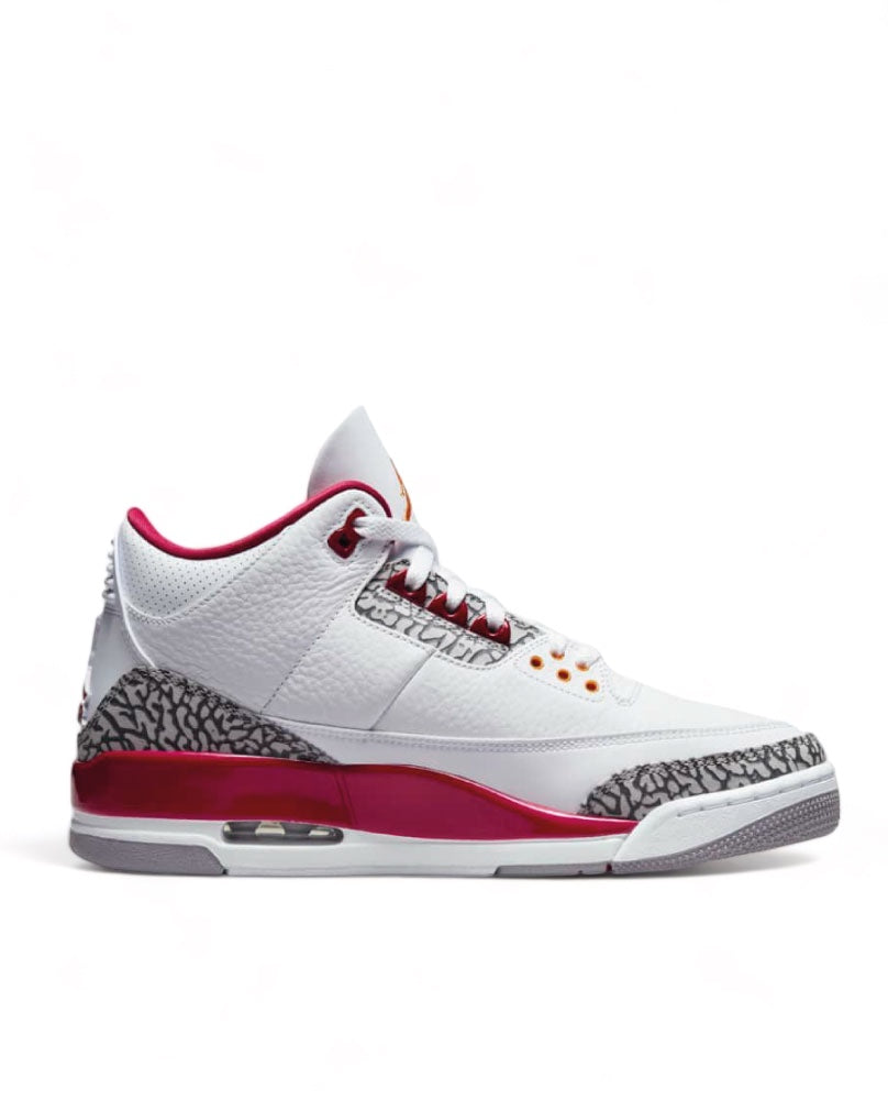 Air Jordan 3 Retro - Weiß Kardinalrot