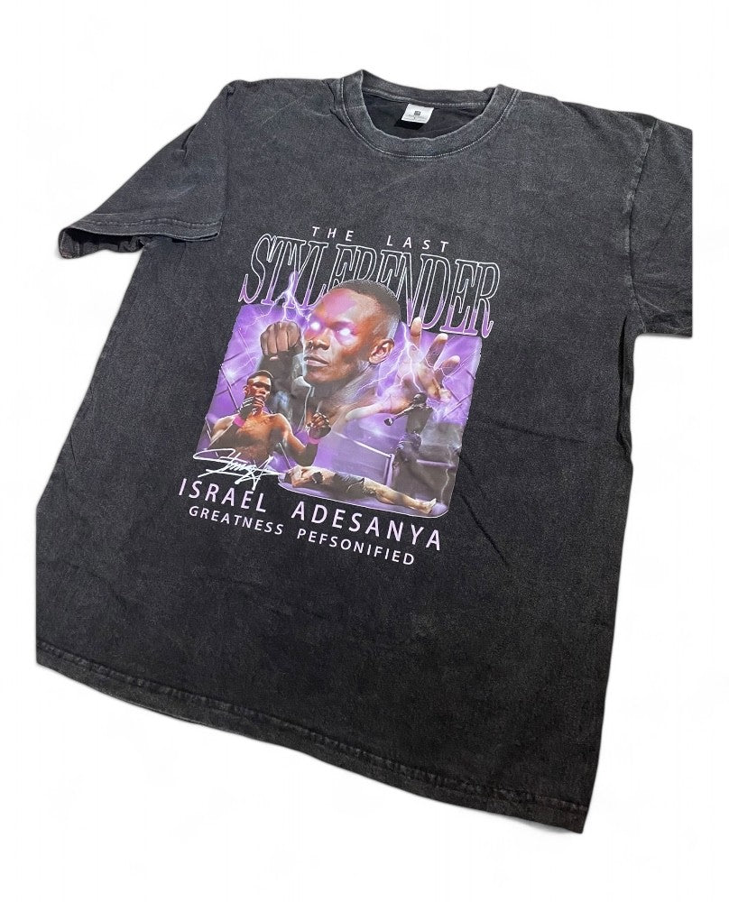 Camiseta retro Israel Adesanya - The Last Stylebender