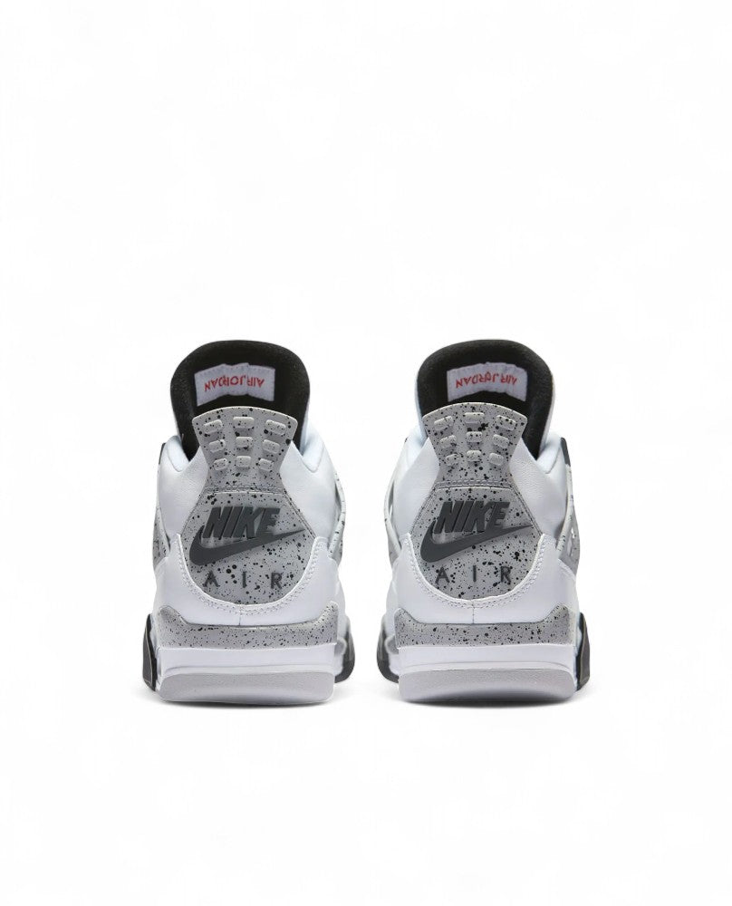 Jordan 4 Retro - White Cement Fire Red (PRM)