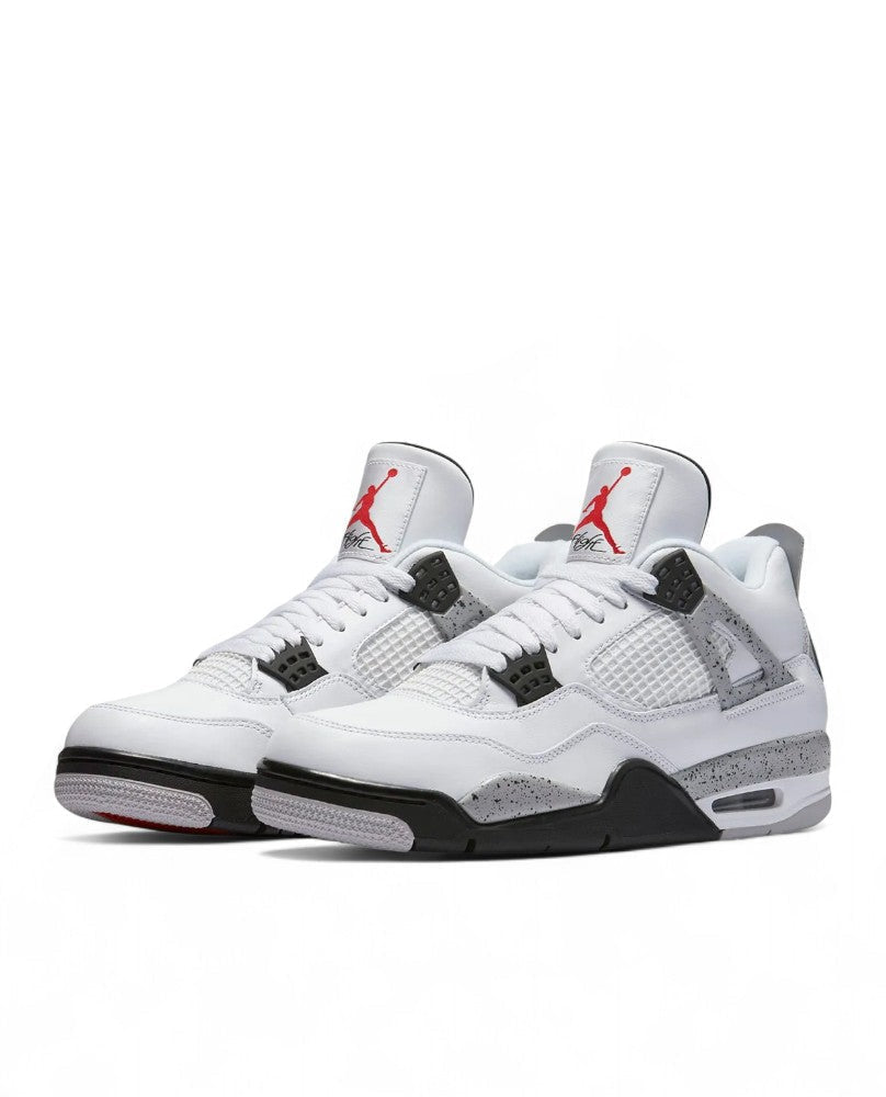 Jordan 4 Retro - White Cement Fire Red (PRM)