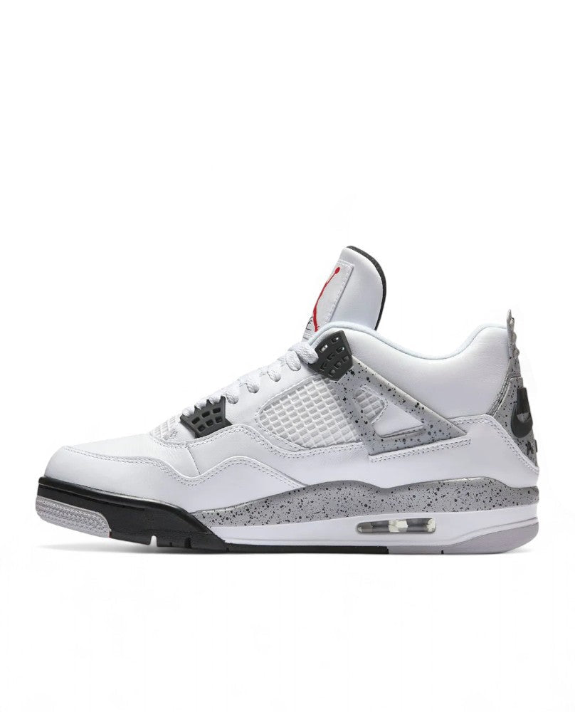 Jordan 4 Retro - White Cement Fire Red (PRM)