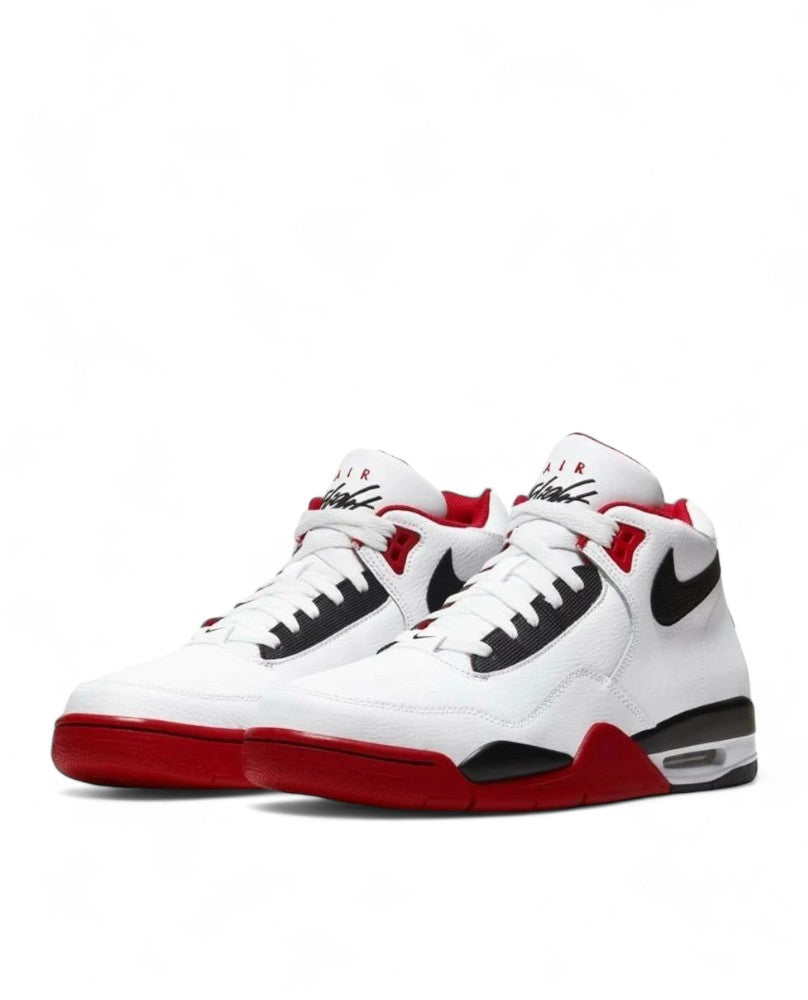 Nike Flight Legacy - White Black University Red