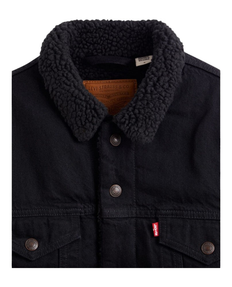 Levi's® Chaqueta Sherpa Trucker - Negro Intenso