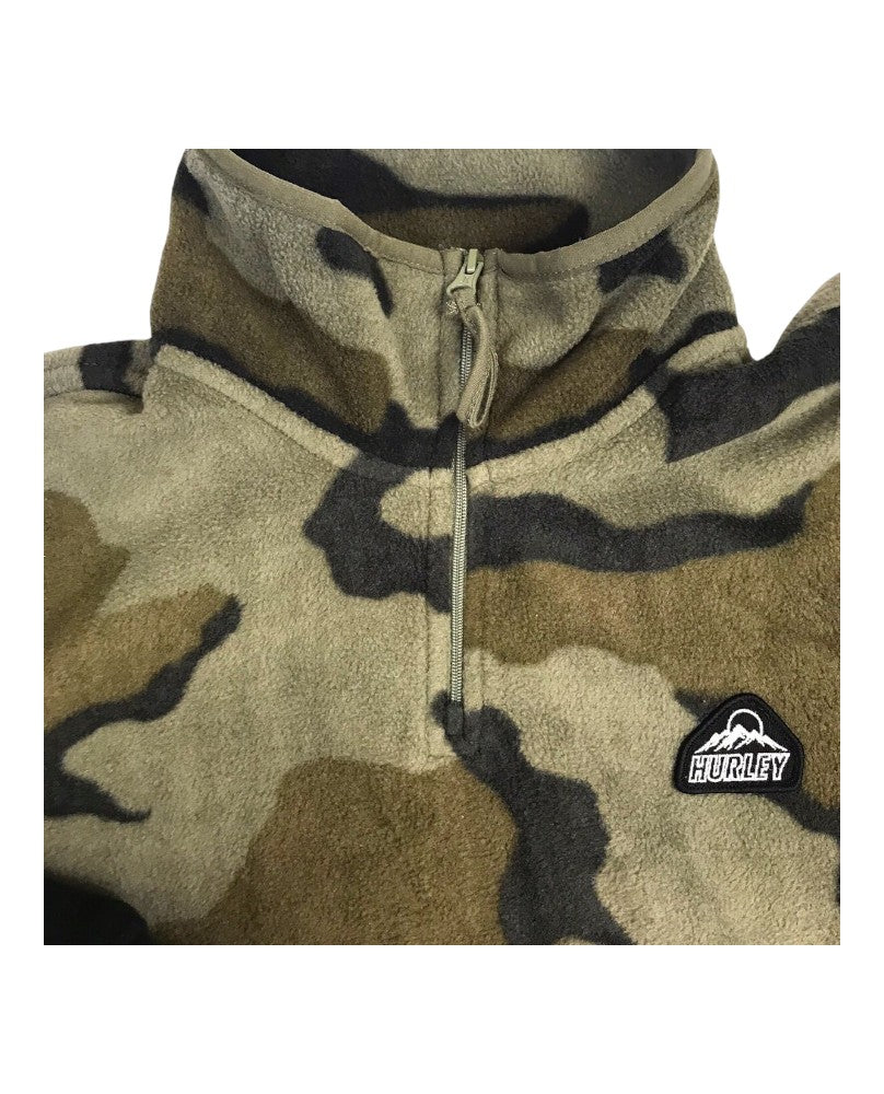 Forro Polar Hurley Camuflaje - Verde Militar