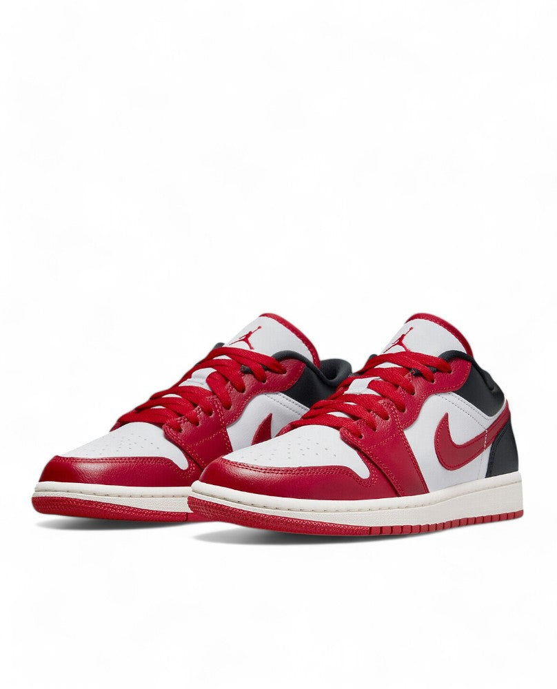 Air Jordan 1 Low - White Gym Red Black