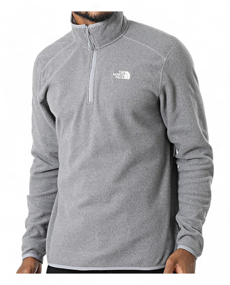 Polar The North Face 100 Glacier 1/4 Zip - Gris White